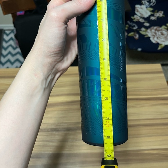 Starbucks 2021 Christmas Holiday Teal Green Tumbler Cold/Hot Cup 16oz. NO LID. - Picture 4 of 6